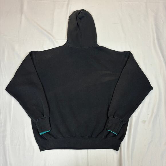 Vintage 90s Miami Dolphins Hoodie Men's XL Front Row Salem Sportswear - Picture 5 of 13